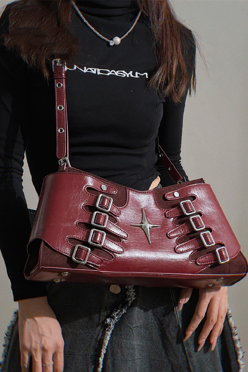 Dark Y2K Starry Shoulder Bag - Uustudio – Copping Zone