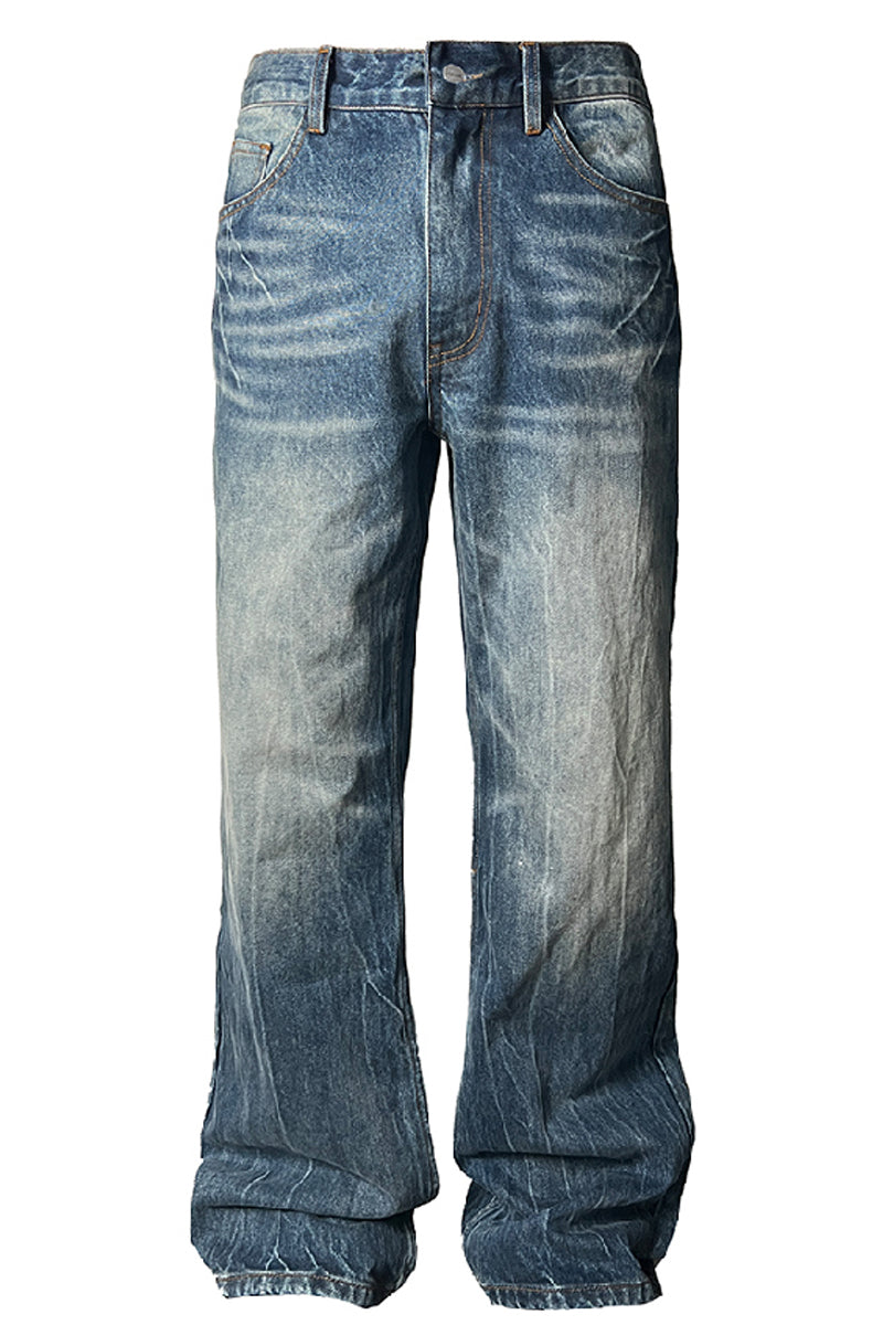Flash Whisker Washed Flared Jeans - JCAESAR – Copping Zone