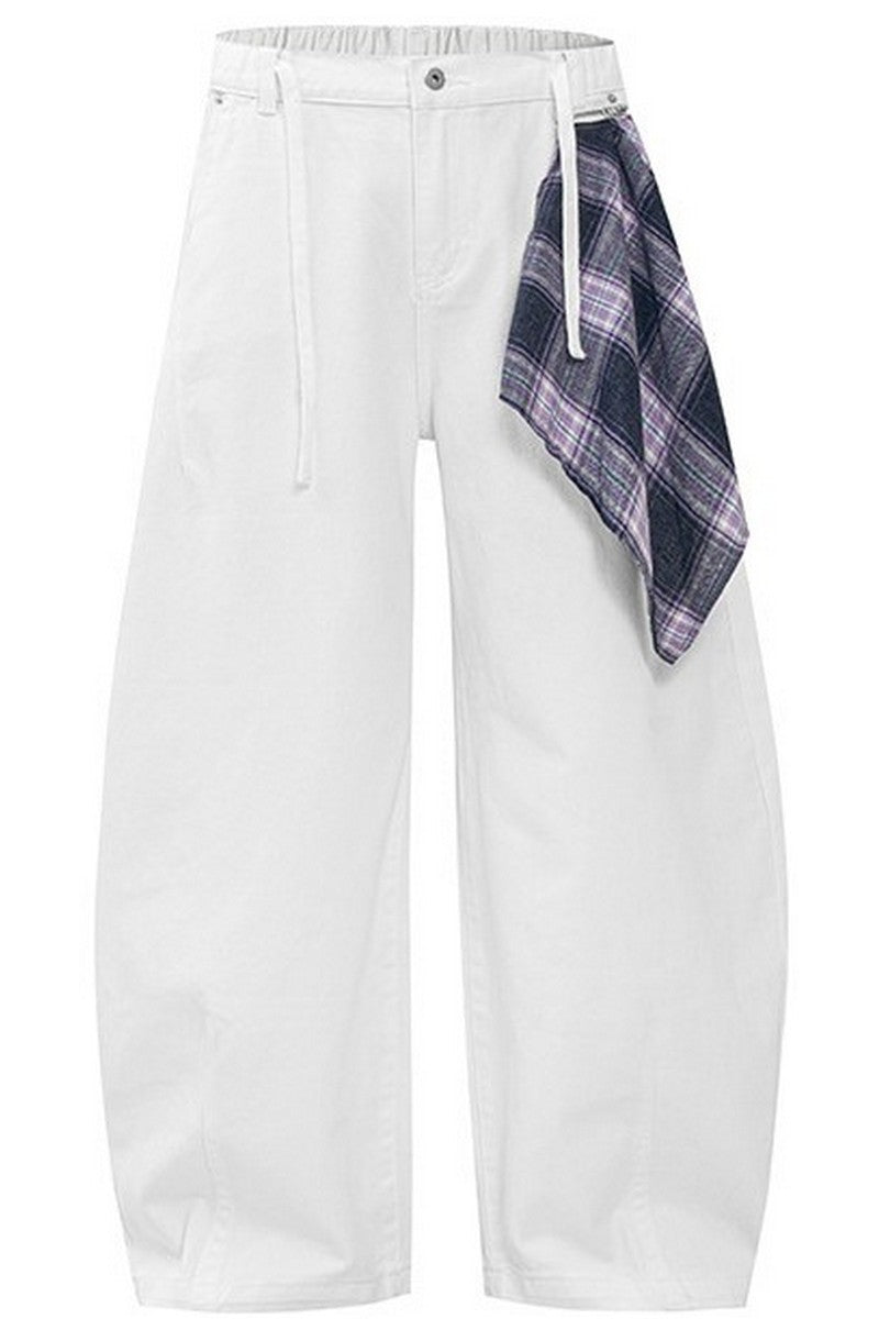Baggy Blade Cut Denim Pants