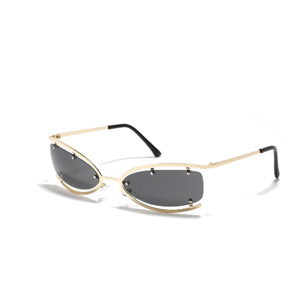 Deconstructed Frame Sunglasses