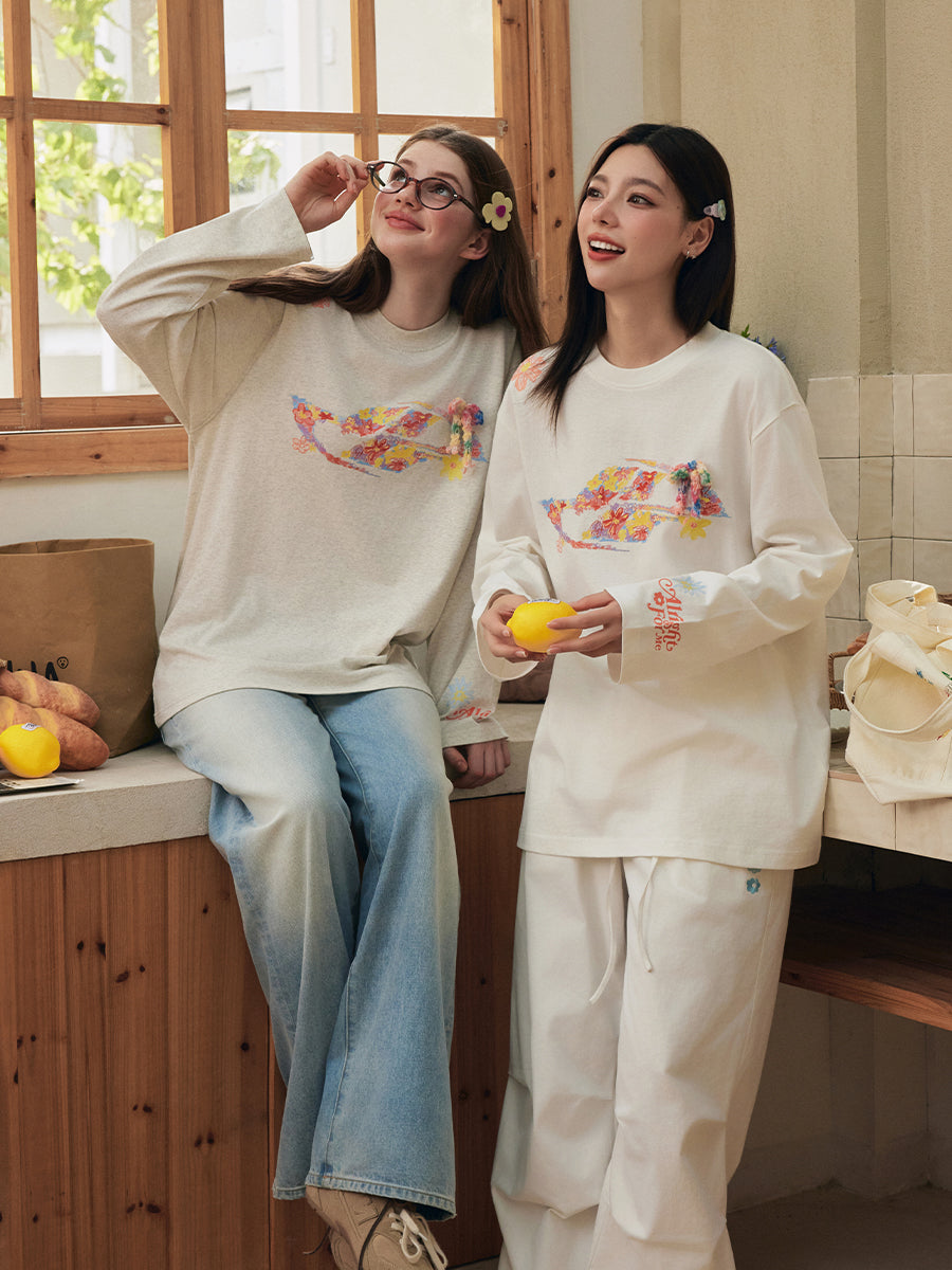 Floral Bow Dynamic Logo Tee