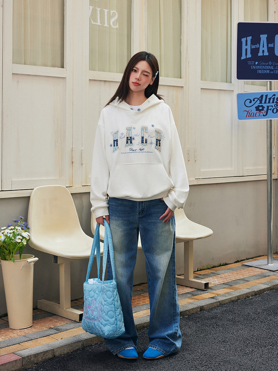 Day & Night Embroidered Hoodie