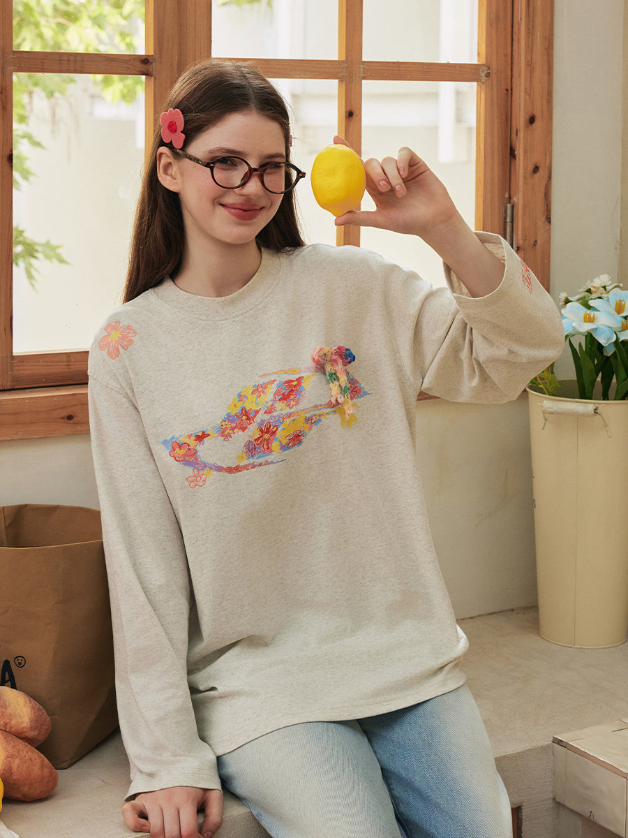 Floral Bow Dynamic Logo Tee