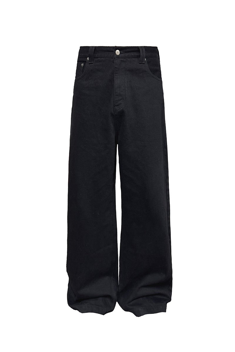 Straight Leg Black Jeans