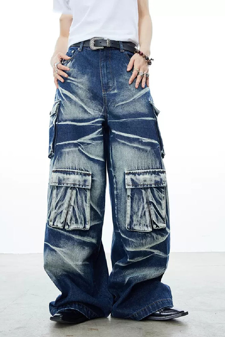 Heavy Washed Oversized Jeans