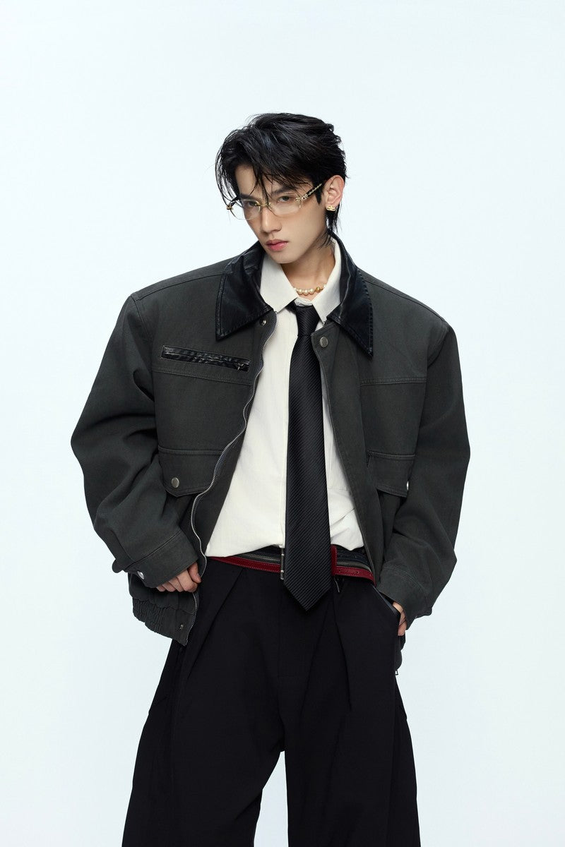 Colorblock Utility Pocket Zip Jacket - Argue Culture – Copping Zone