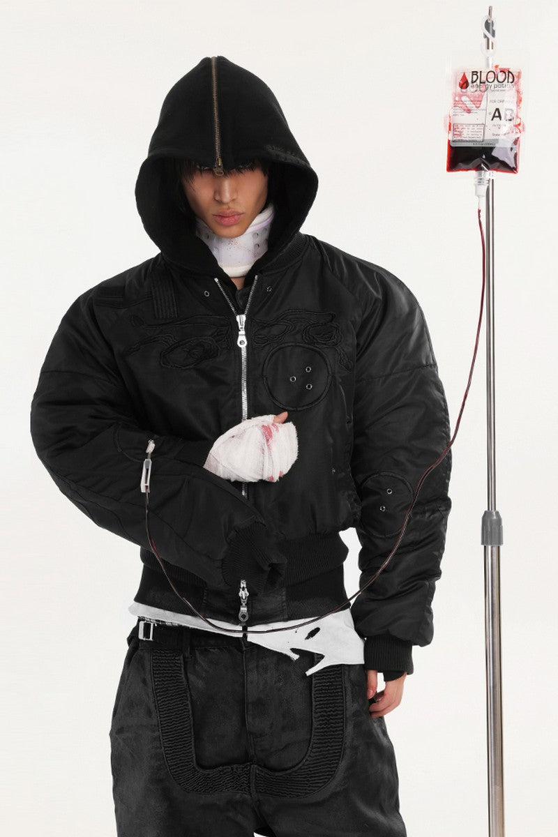ジャケット・アウター Night Laboratory bomber jacket Triple Sleeve Bomber Jacket - Night Lab – Copping Zone