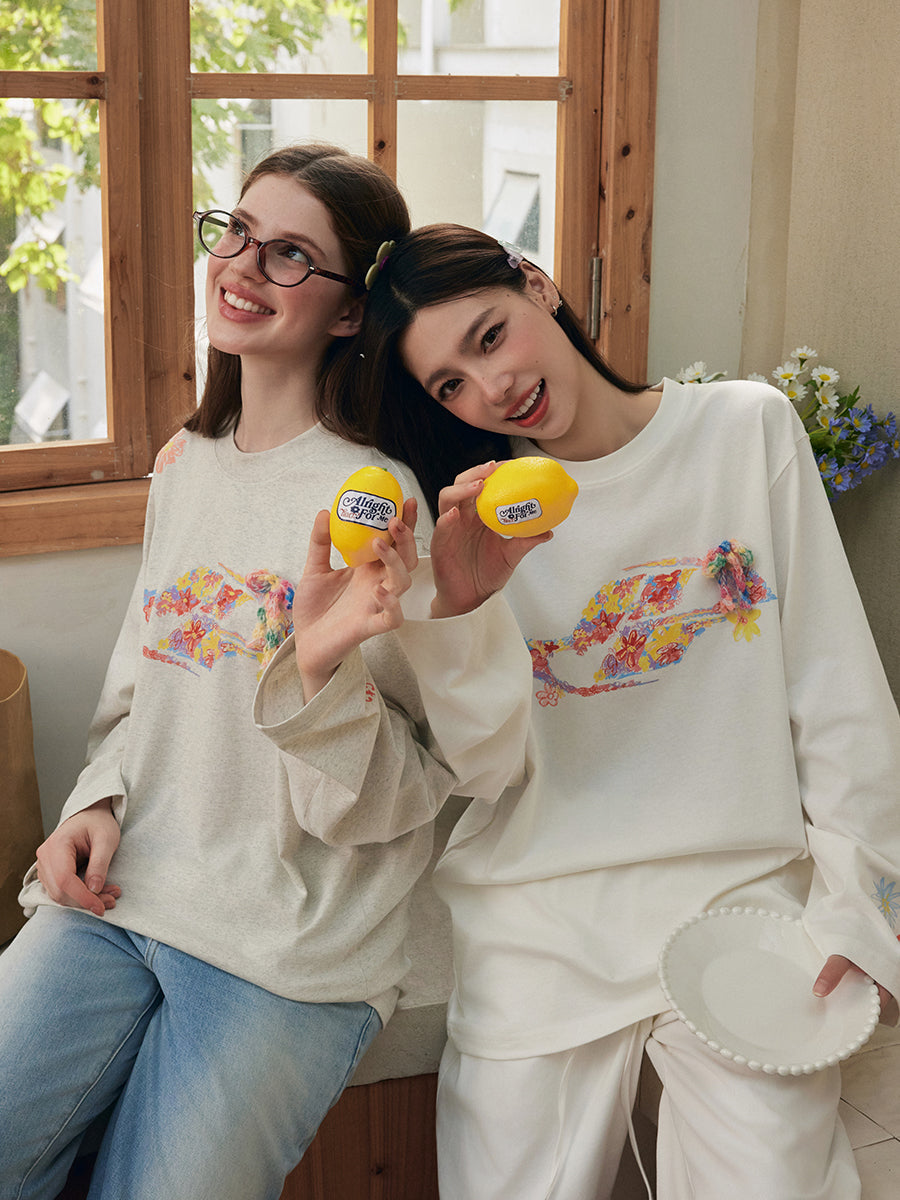Floral Bow Dynamic Logo Tee