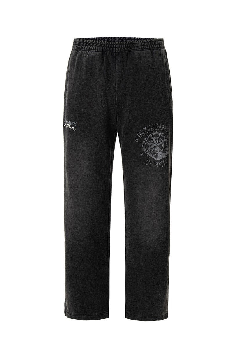 Washed Graphic Heavyweight Sweatpants