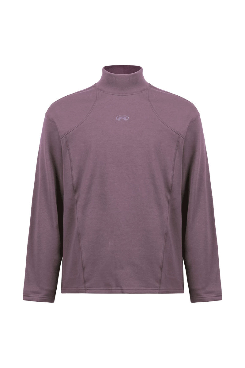 Fleece Mock Neck Sweatshirt