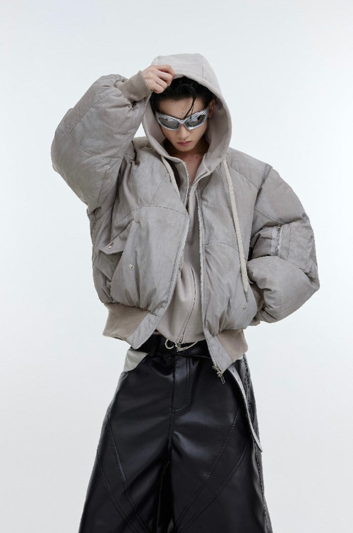 火々折(灰草)∶over loose jacket Womens Divide Fusion Stretch Jacket Grey | Artilect Performance