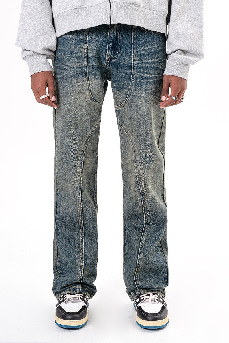Pure Cotton Flared Jeans