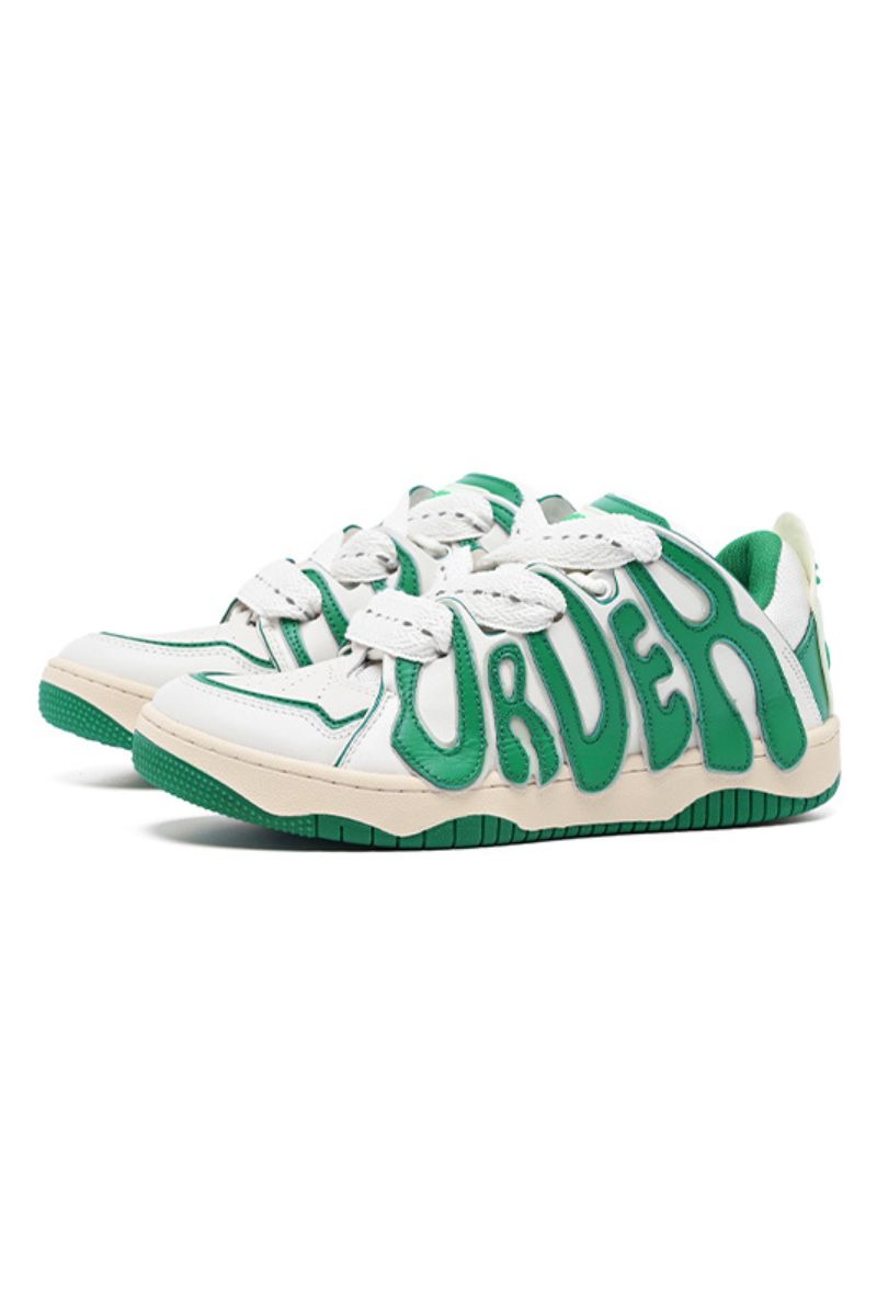 Skater 001 Green Sneakers – Copping Zone