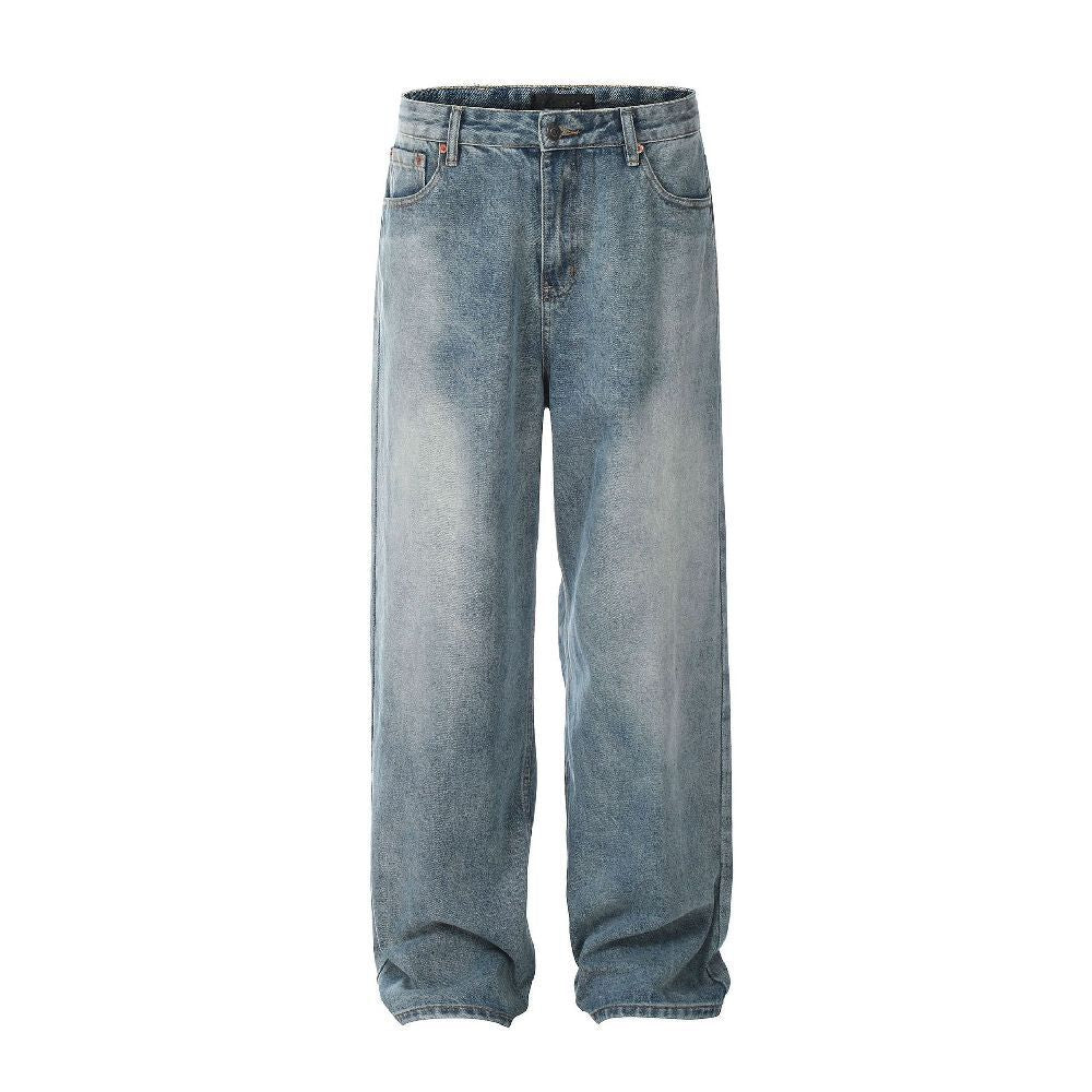 Retro Washed Oversized Jeans