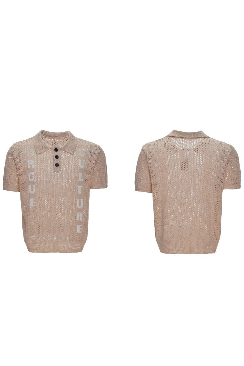 Jacquard Knit Polo