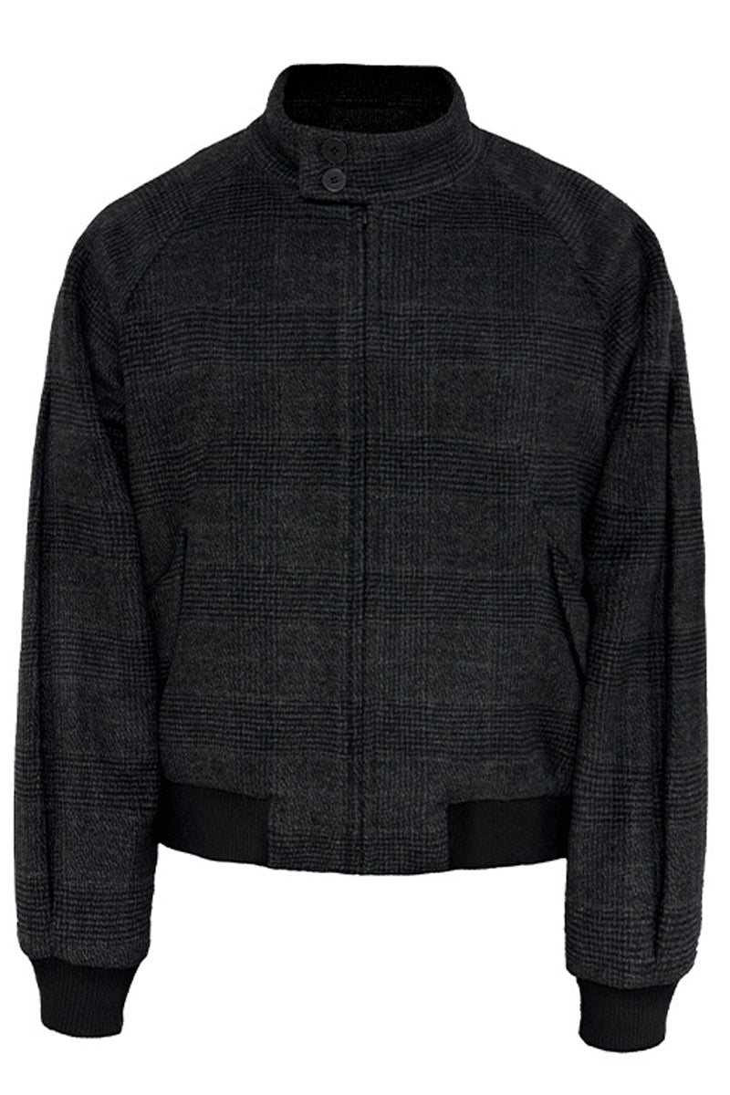 Plaid Harrington Wool Jacket – Copping Zone