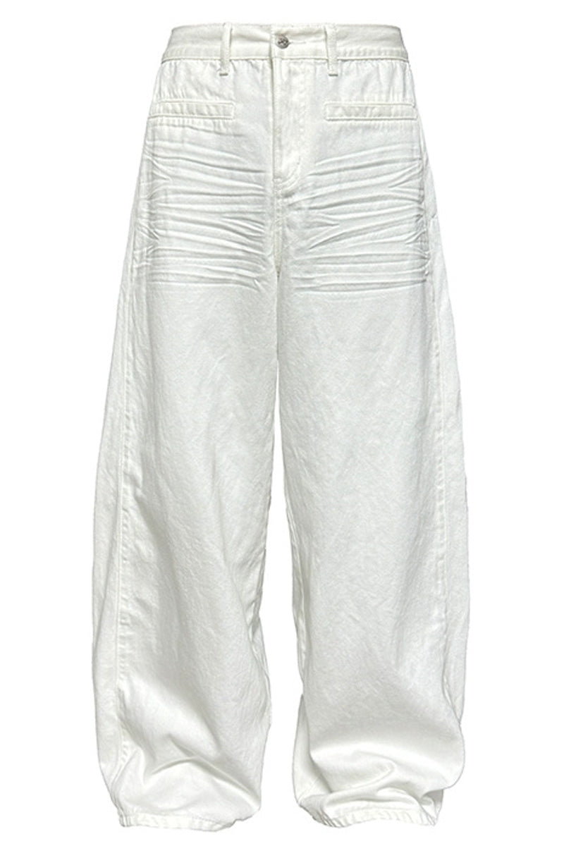パンツ JCAESAR White Wide Denim Pants White Wide-Leg Jeans - JCAESAR – Copping Zone