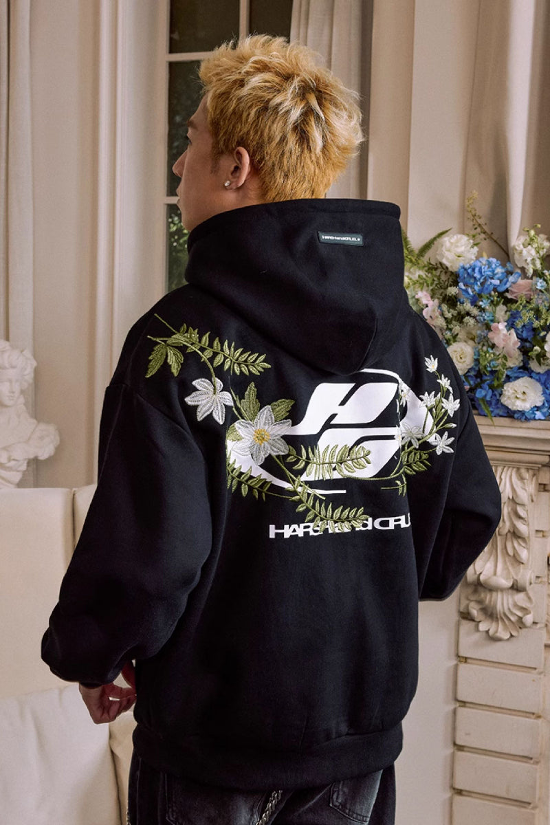 Plant Embroidered Logo Hoodie – Copping Zone