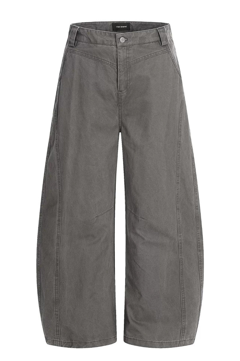 Washed Panel Utility Pants