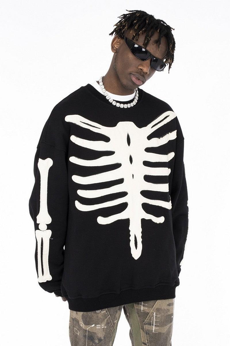 Skeleton Patches Sweater – Zone