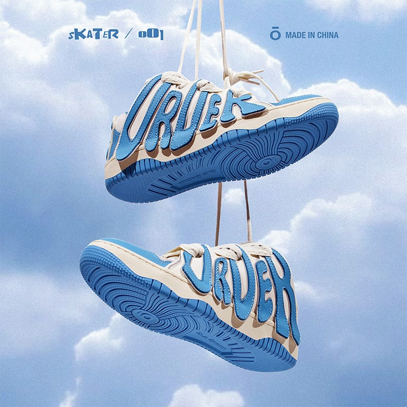 OO Retro Skater 001 Light Blue Sneakers