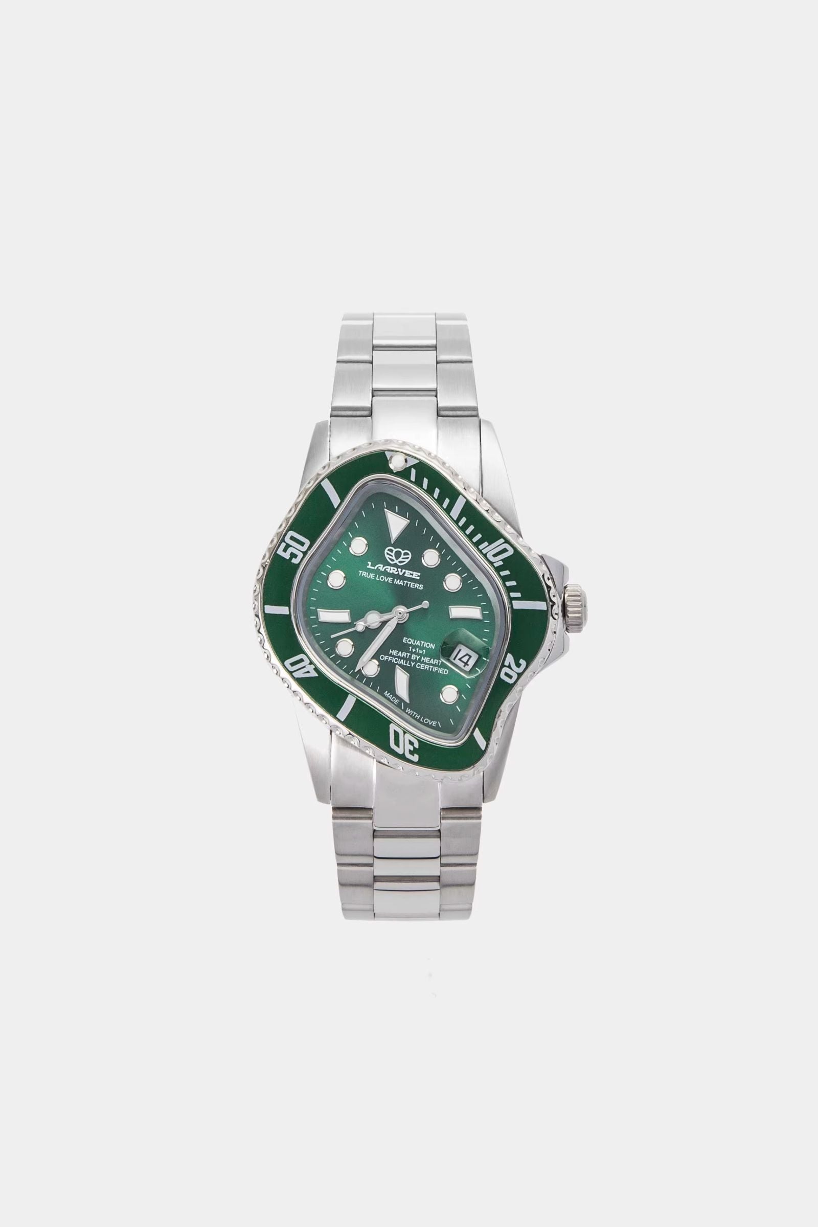 お試し価格！】 腕時計(アナログ) green PEA001 LAARVEE 腕時計 ...