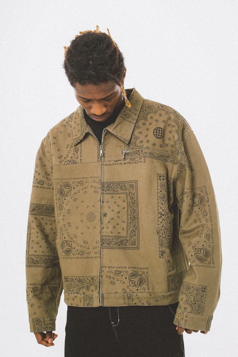 Bandana Loose Print Jacket - EU Only – Copping Zone