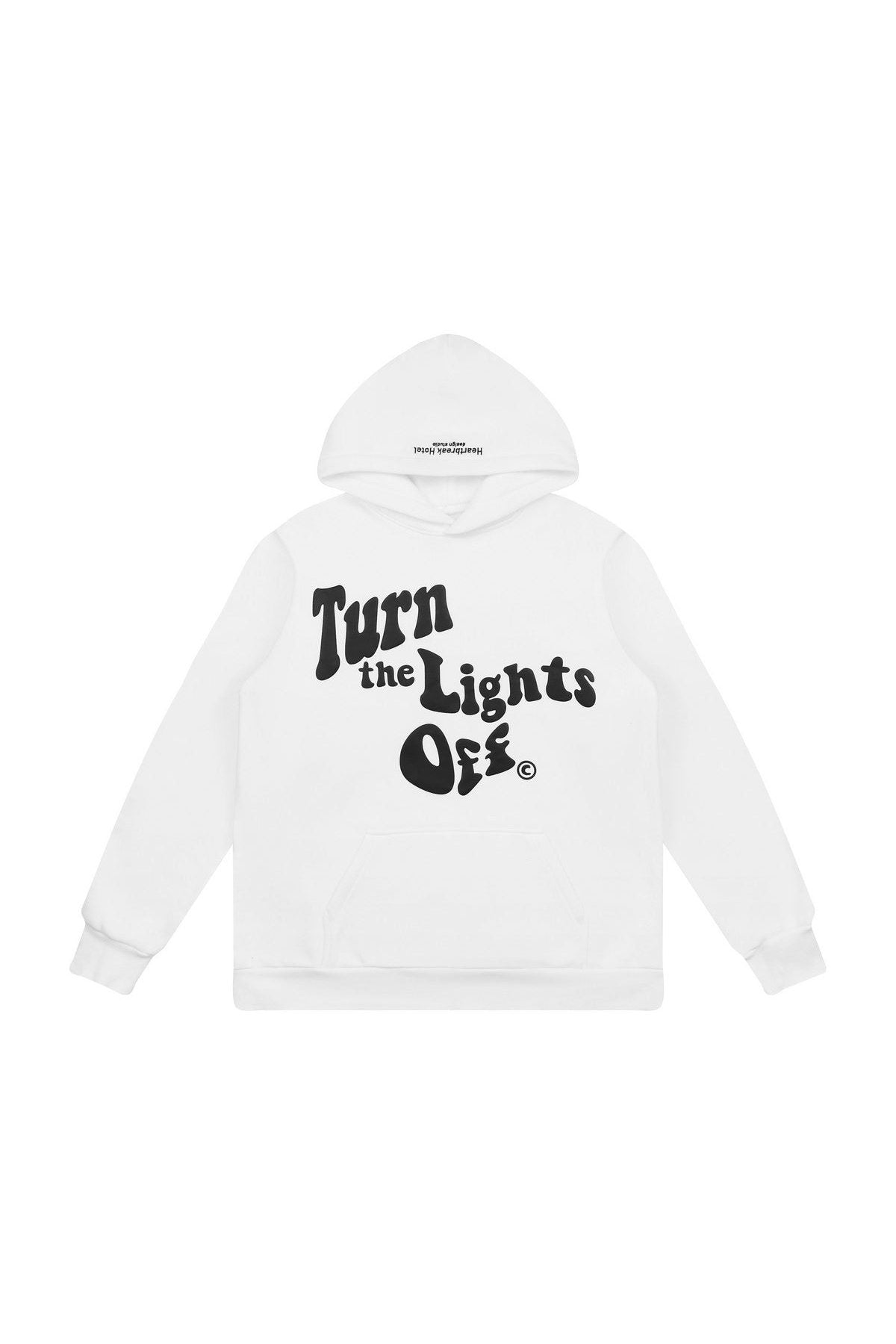 Lights Off Puff Print Hoodie