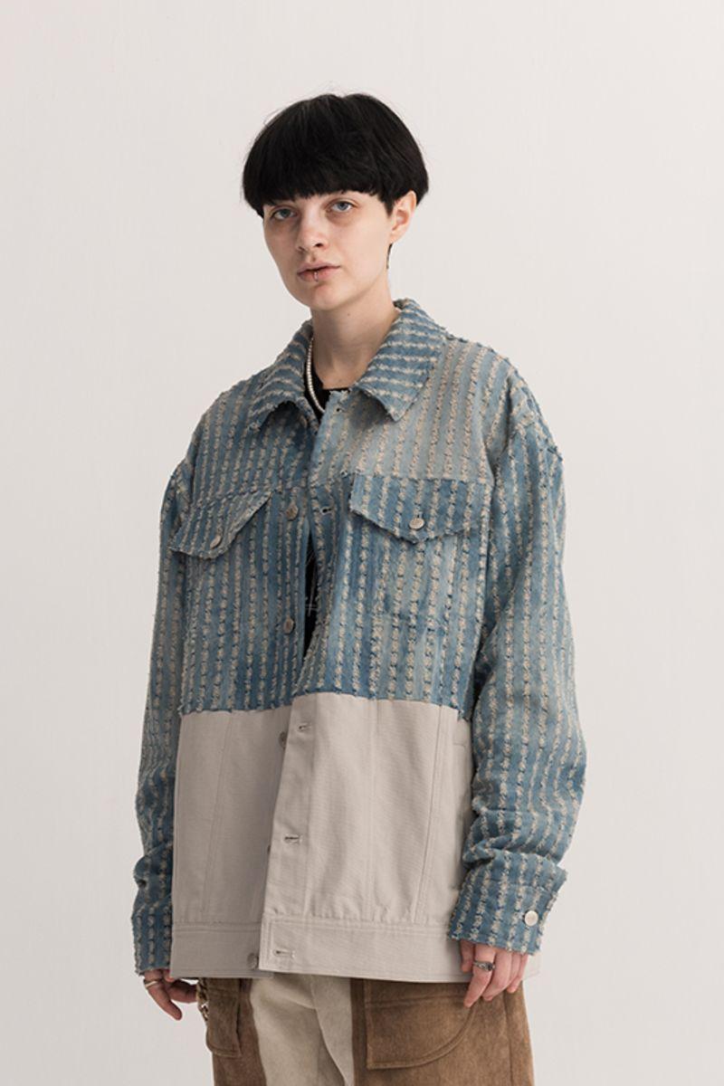 Empty Reference Washed Loose Jeans Jacket