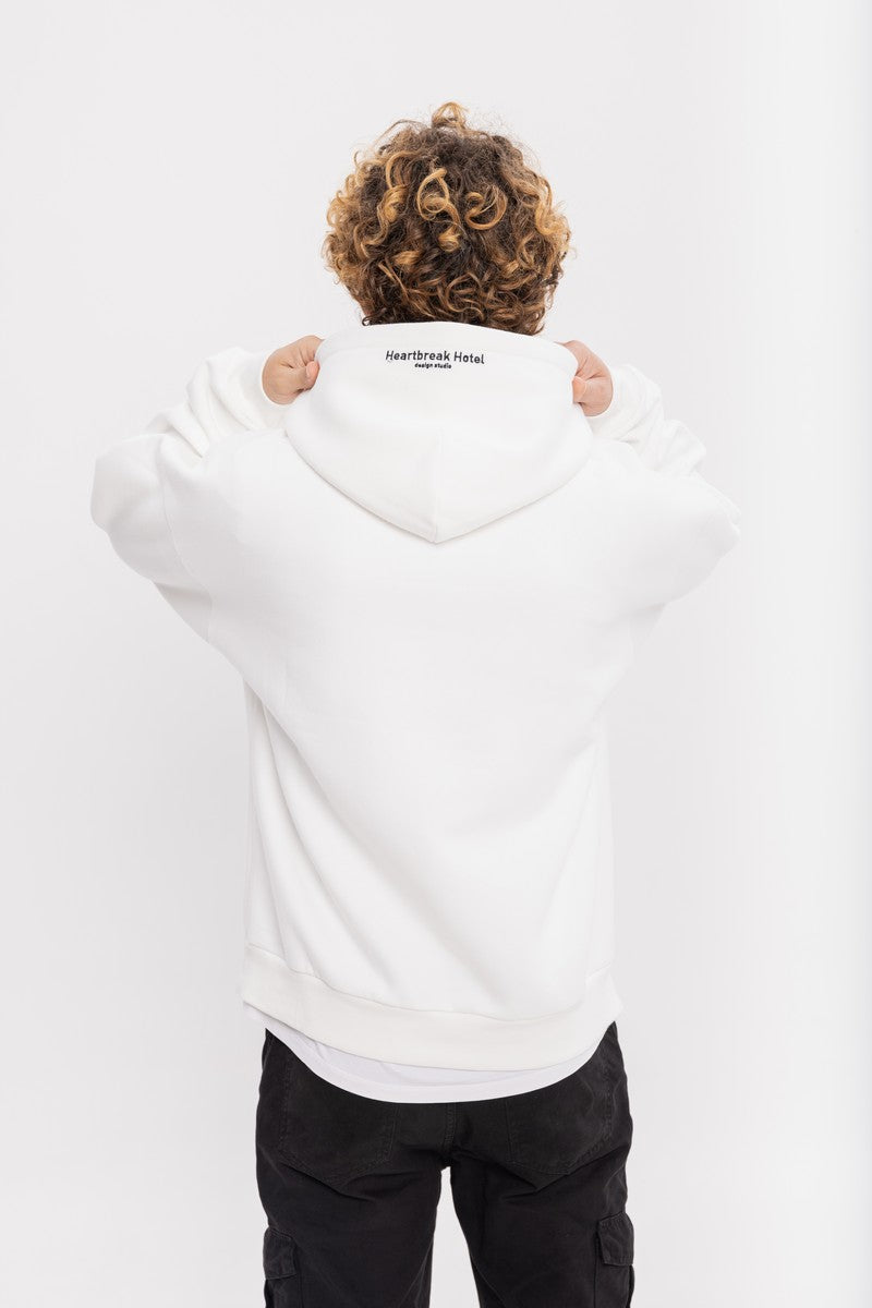 Lights Off Puff Print Hoodie