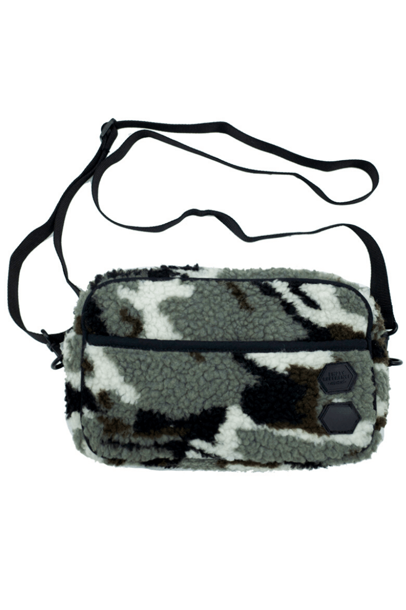 Empty Reference Camouflage Sherpa Shoulder Bag