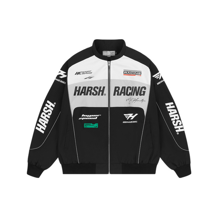 Retro Motorcycle Racing Logo Jacket