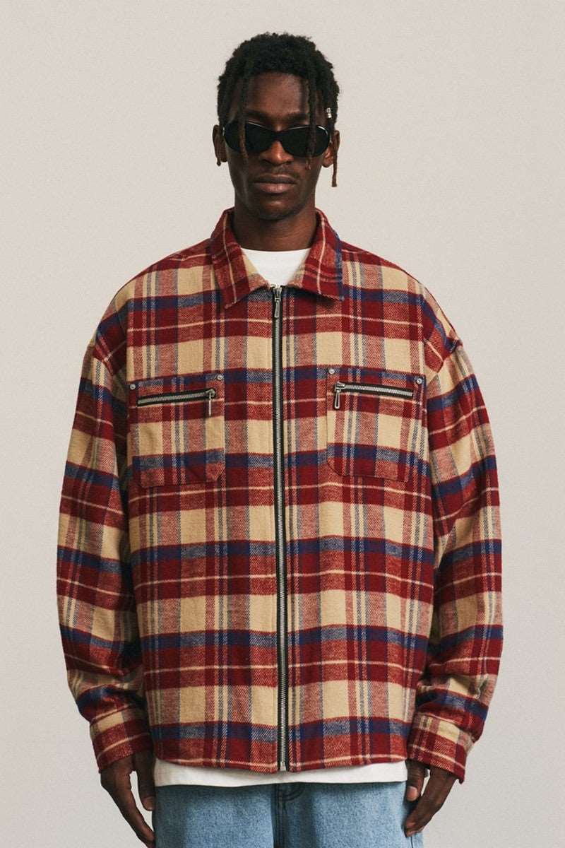 ANT Plaid Embroidered L/S Shirt