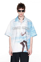 BNP Embroidered Full Print Cuban Shirt