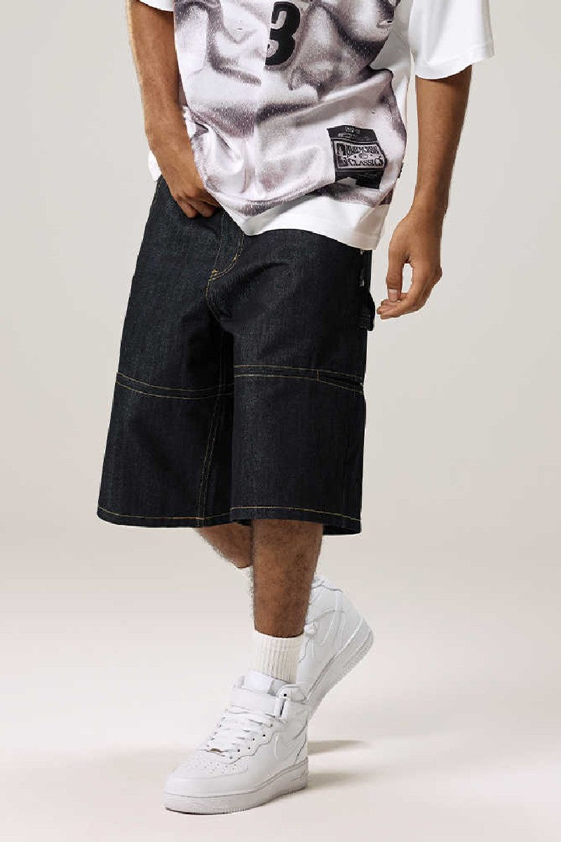 Raw Denim Straight Leg Jorts