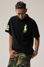 Reflective Embroidered Polo Shirt