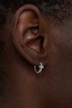Diamond Cross Hip Hop Earrings