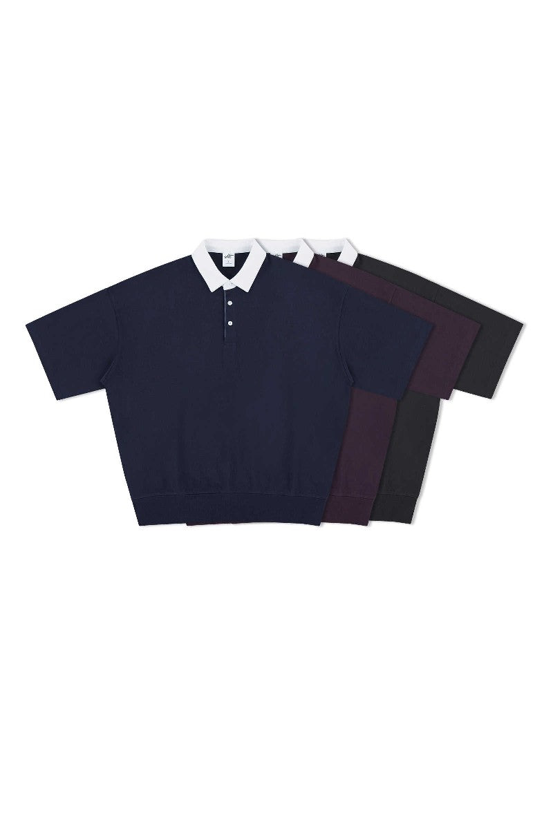 Retro Colorblock Polo Shirt