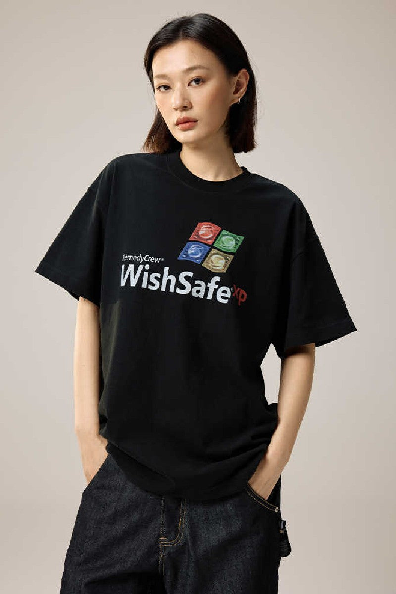 Parody Graphic Crewneck Tee