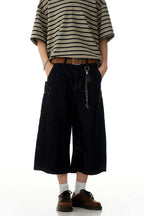 Raw Denim Cargo Jorts