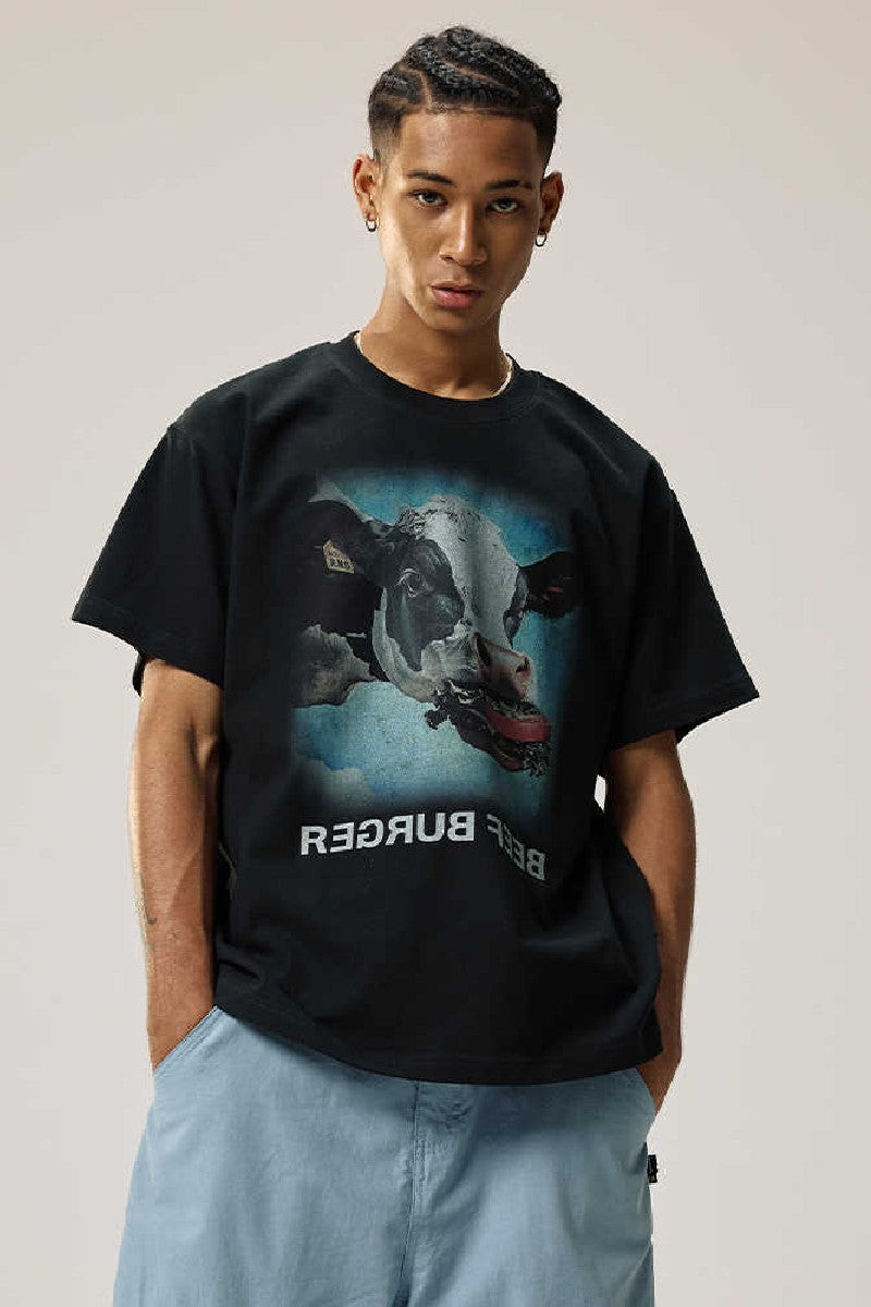 Cow Burger Graphic Tee