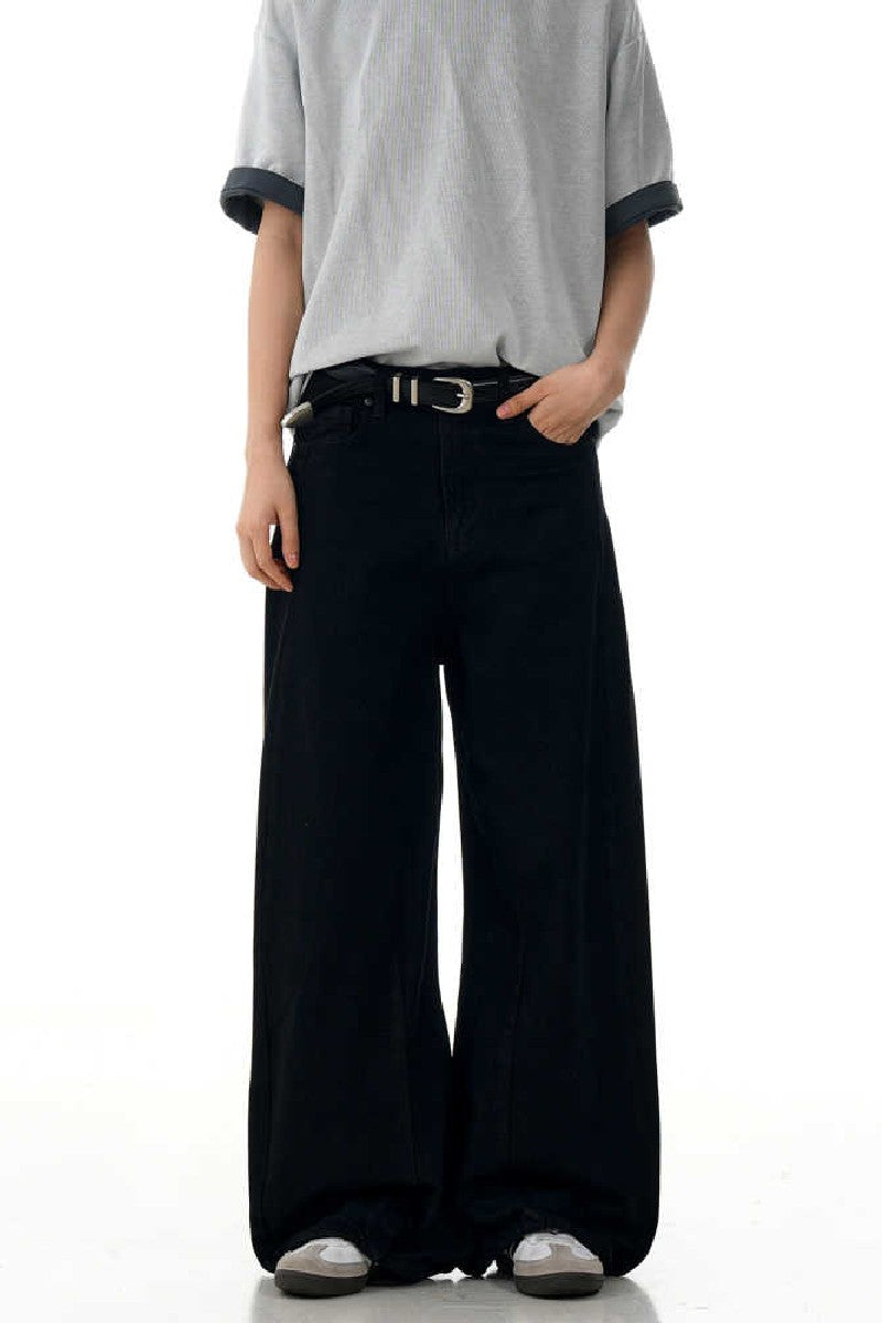 Black Straight Fit Jeans