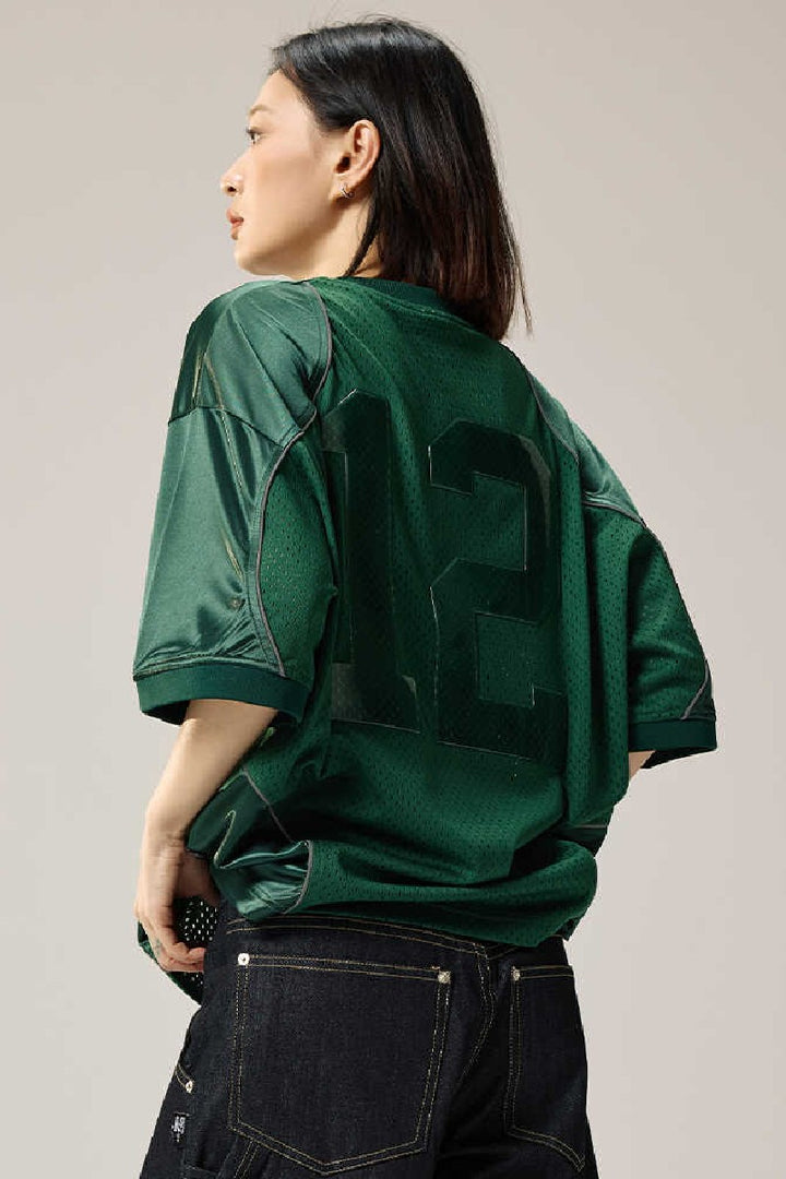 Mesh Panel Hockey Jersey Tee