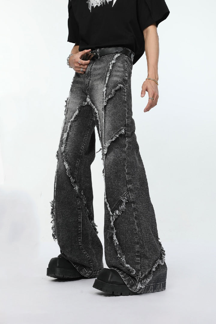 Frayed Distressed Jeans