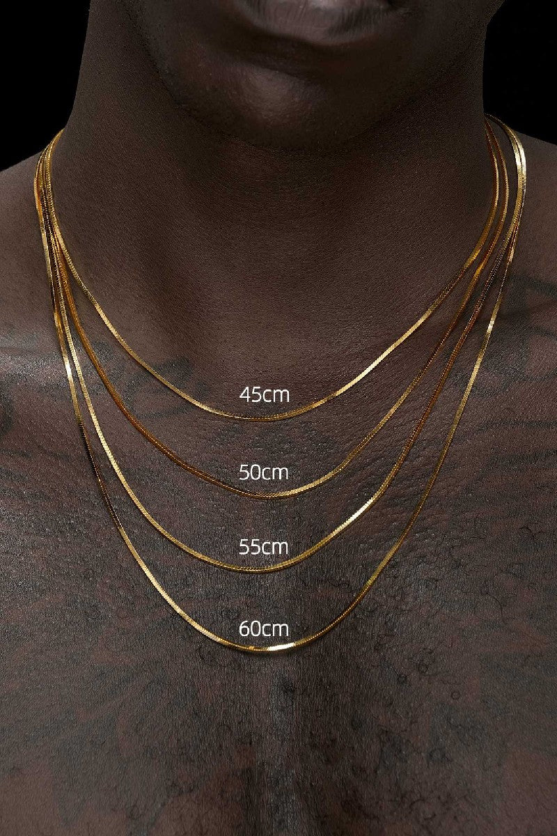 Gold Snake Chain Necklace