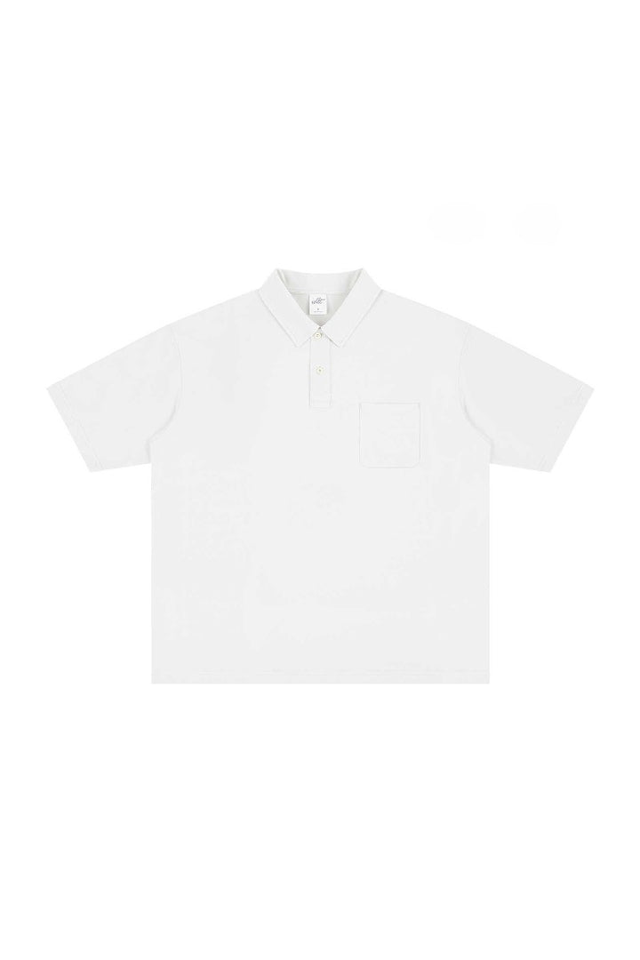 Dropped Shoulder Polo Shirt