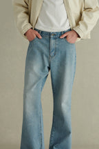 Classic Ice Blue Flared Jeans