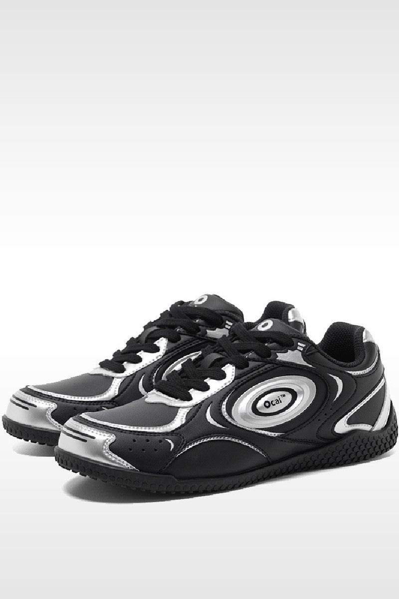 Charcoal Silver Speedcar Sneakers