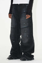 Paint Splatter Carpenter Jeans