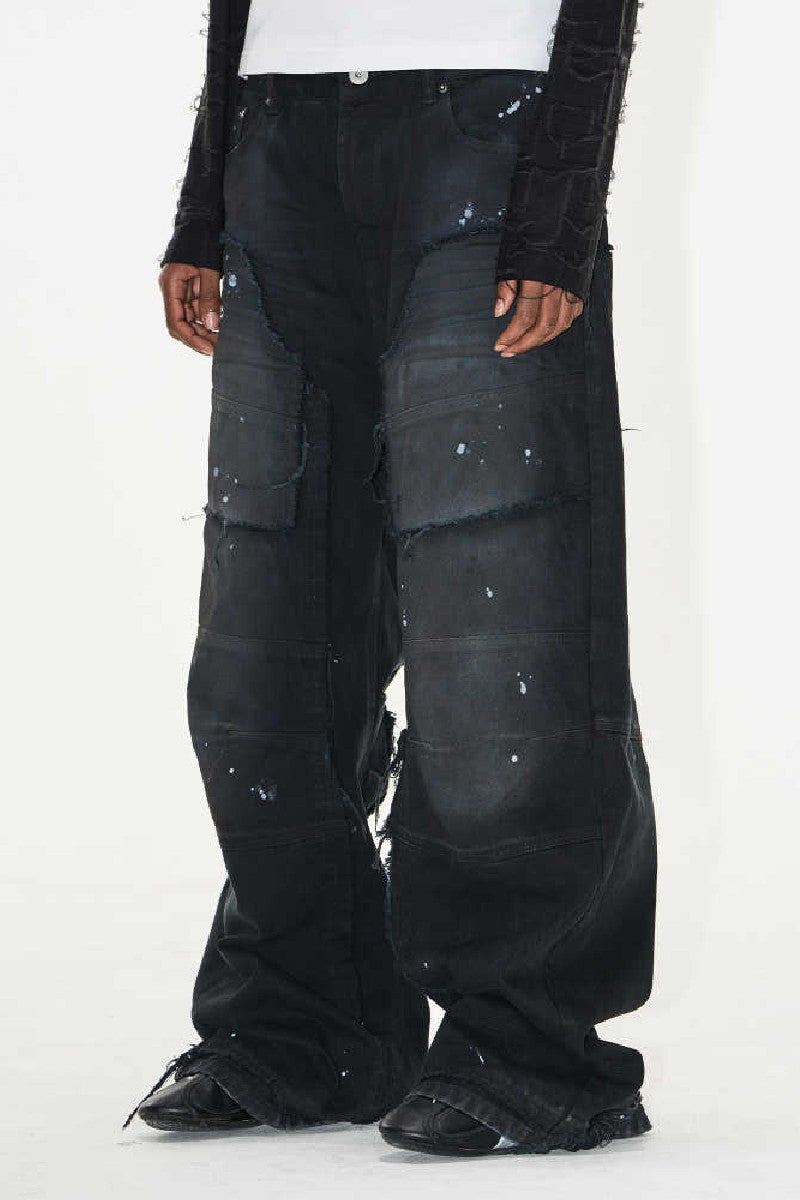 Paint Splatter Carpenter Jeans